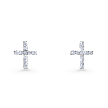 Cross Stud Earrings